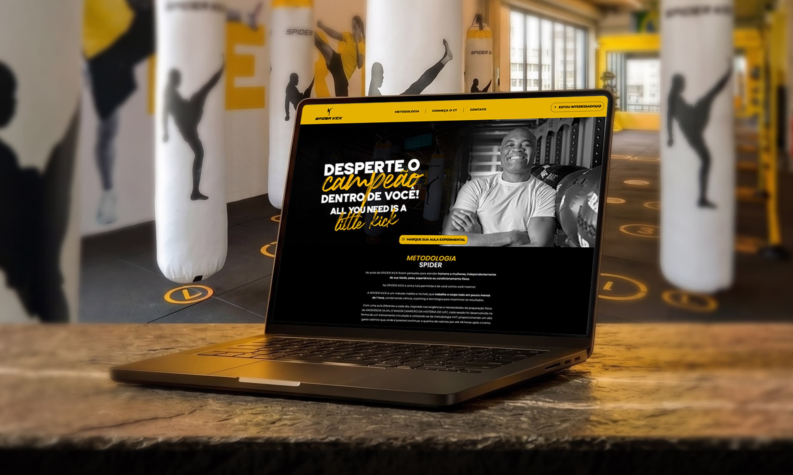 Spider Kick DF — projeto DV Marketing