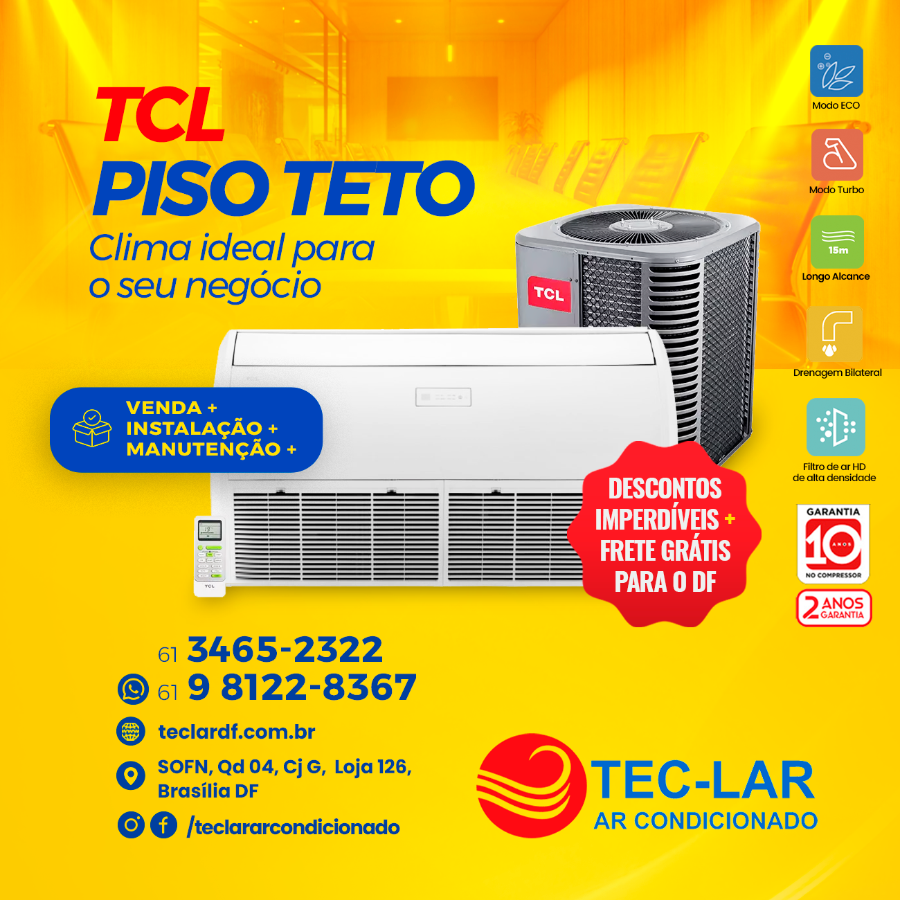 Post Tec-Lar DF — TCL Piso Teto