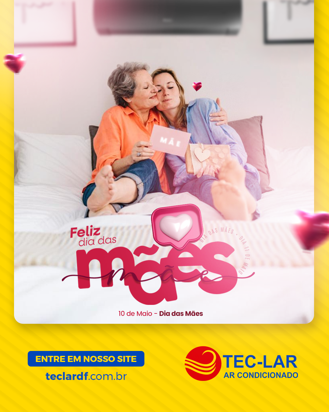 Post Tec-Lar DF — Dia das Mães